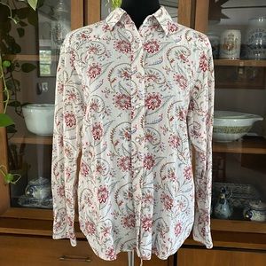 Pendleton Paisley Floral Pearl Snap Button Down Shirt